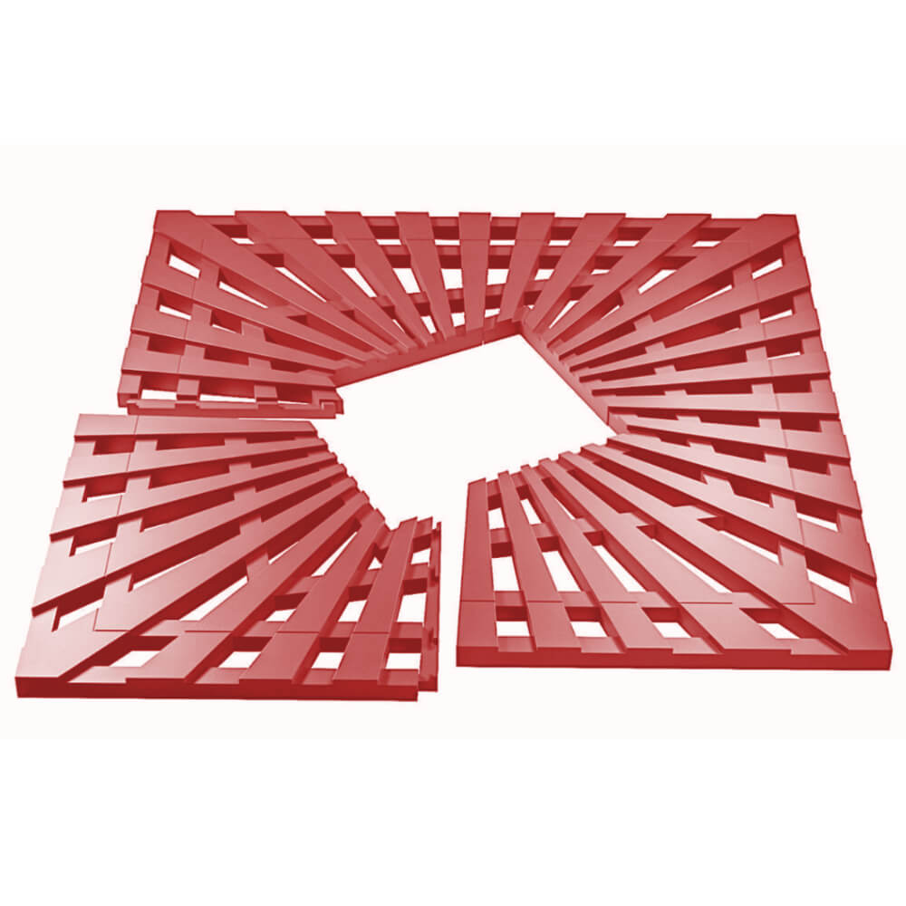 Приствольная решетка для дерева ZKING ATMOSPHERE 1.2х1.2м Красная в Омске фото