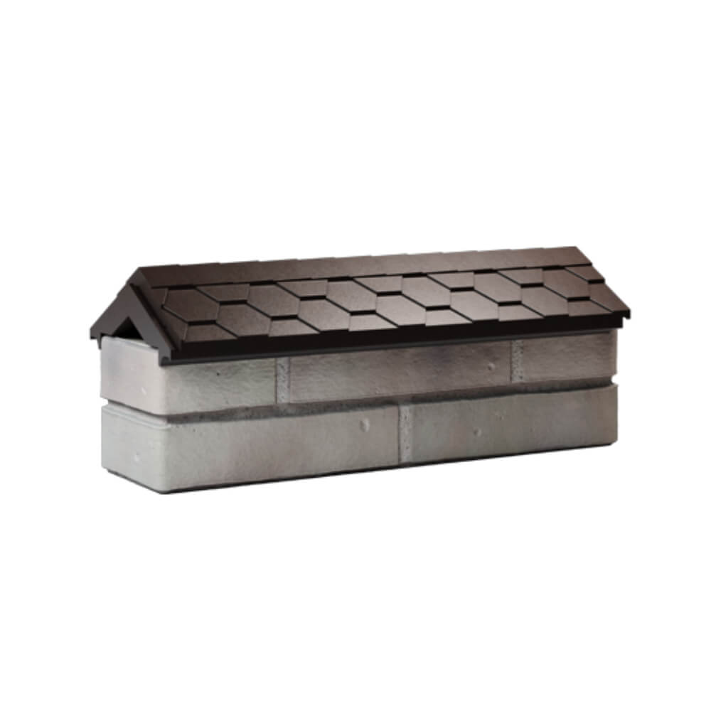 Парапет Zking Эверест Коричневый с посадкой на 0.5 кирпича (130мм) Омск фото