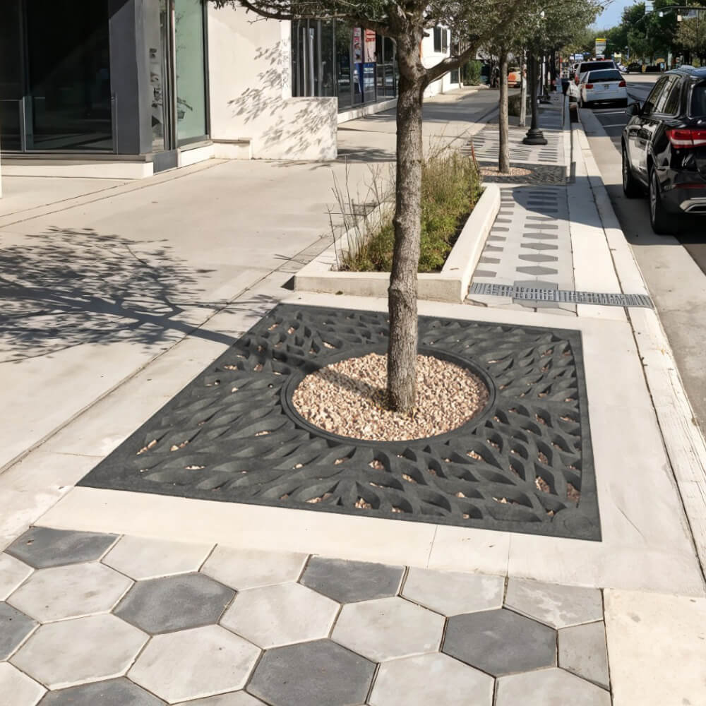 Приствольная решетка для дерева ZKING CRUST 2х2м Черная в Омске фото