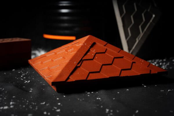 Колпак Zking Эверест Красный на столб 1.5х1.5 кирпича (390х390мм) в Омске фото