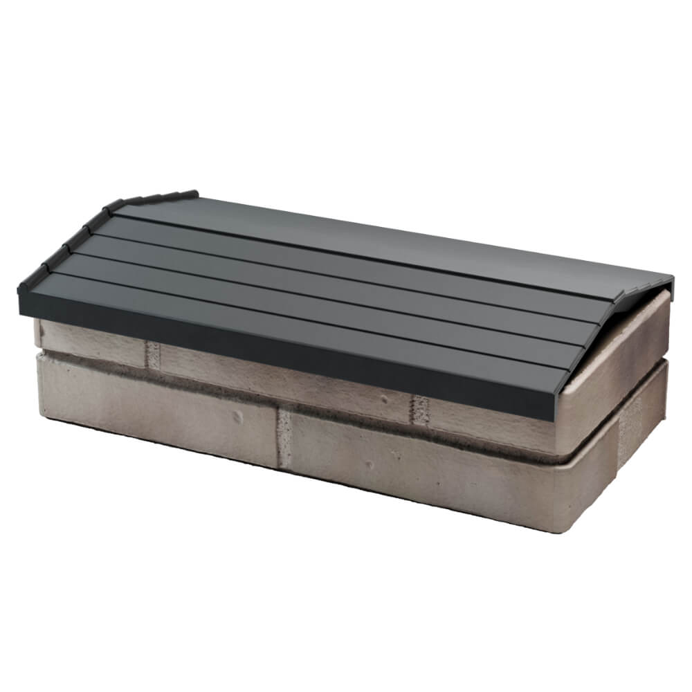 Парапет Zking Бона ХайТек Серый с посадкой на 1 кирпич (200/225/255мм) в Омске фото