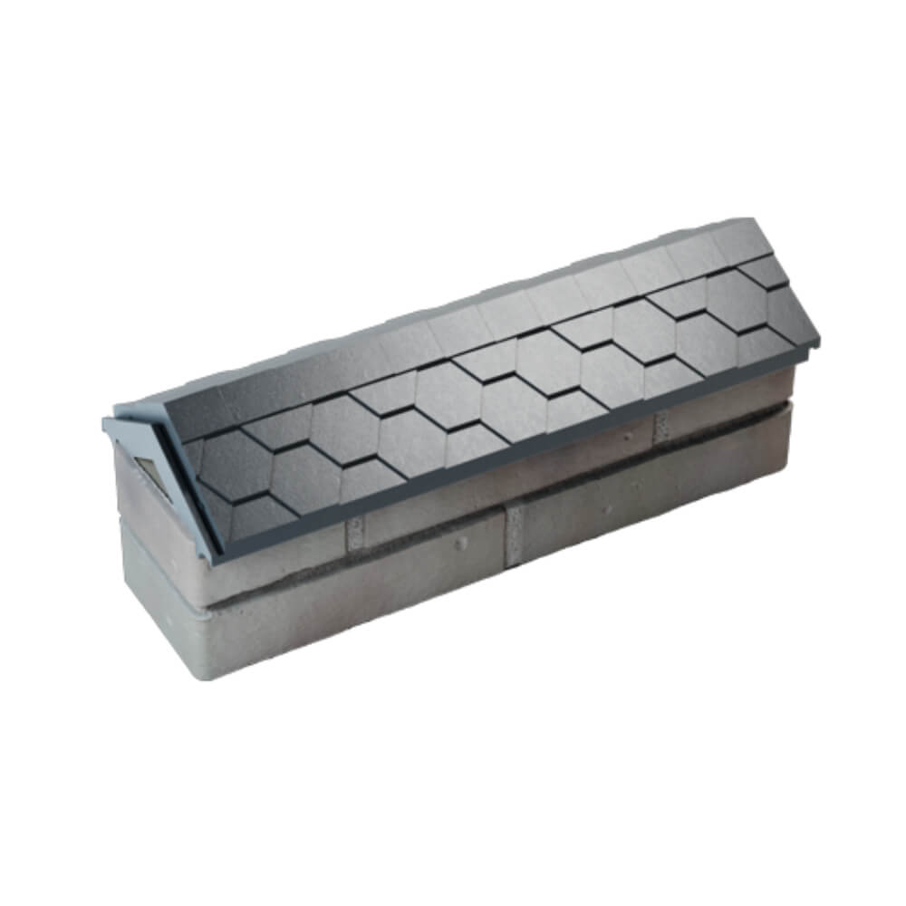 Парапет Zking Эверест Серый с посадкой на 0.5 кирпича (130мм) в Омске фото